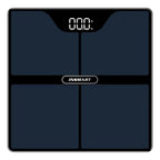 Premium Black Digital Bathroom Scale - Advanced Body Measurement & Weight Tracking
