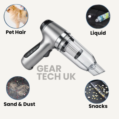 Handheld Car Vacuum Cleaner - Powerful and Compact Car Vac for Quick Cleaning