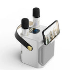 Karaoke Bluetooth Speaker | 360° Surround Sound, Dual Microphones & Portable for Parties and Outdoor Gatherings