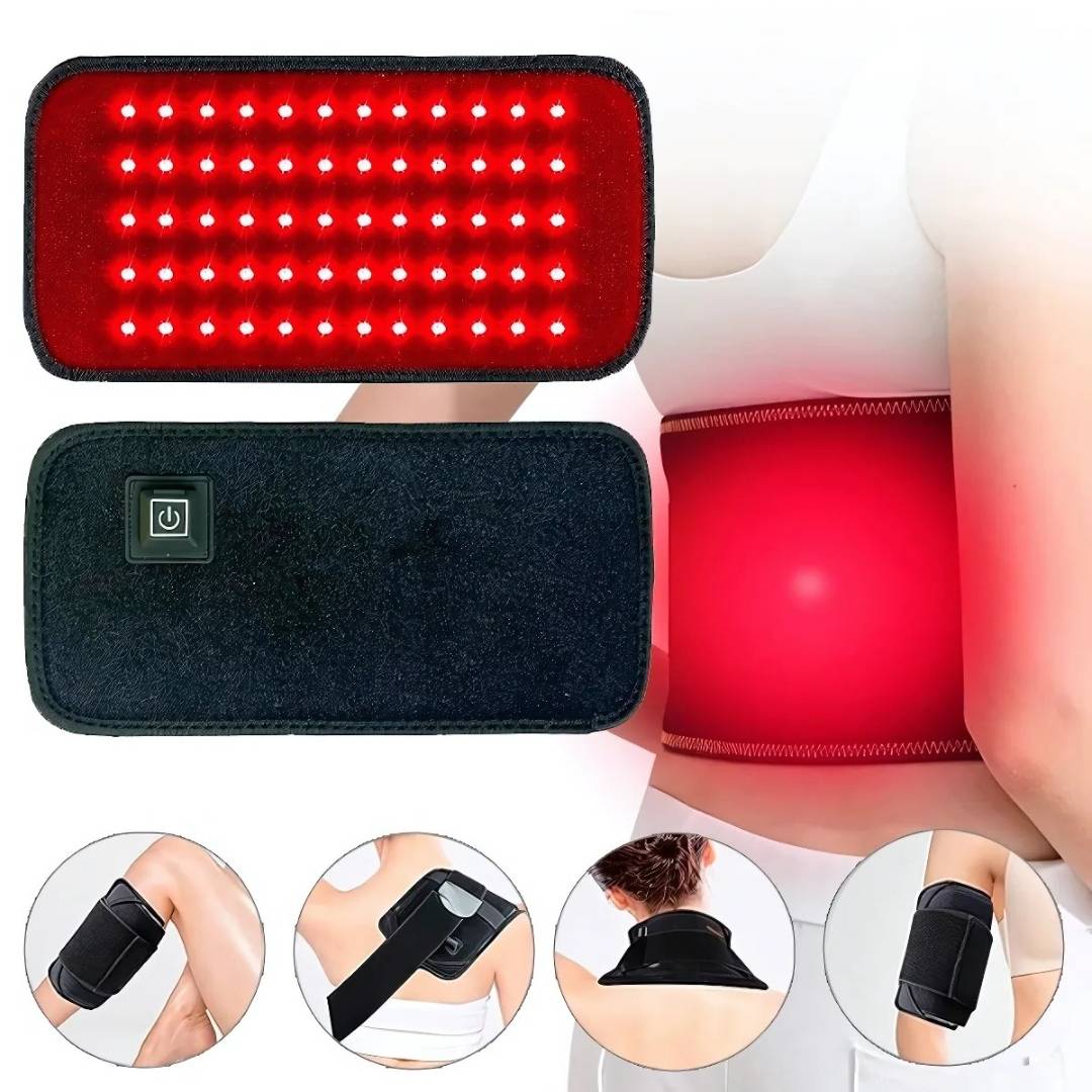 Red Light Therapy for Pain – Adjustable LED Belt for Back & Muscle Inflammation Relief