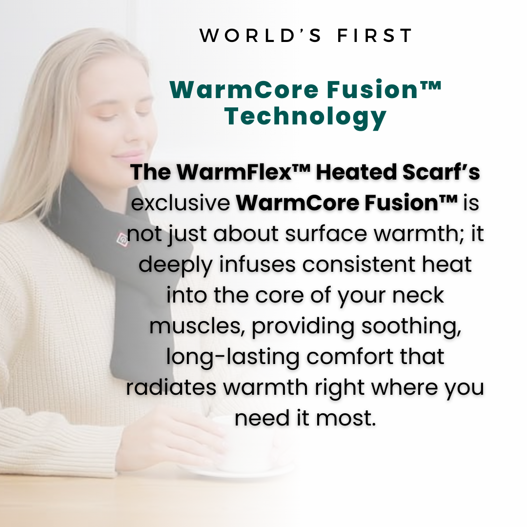 WarmFlex™ Heated Wrap for Neck | Heated Scarf for UK Winters