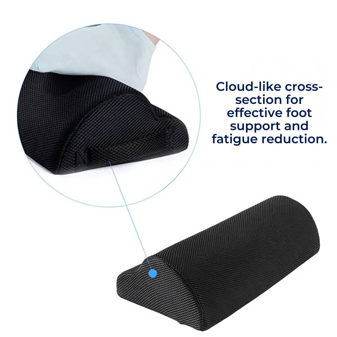 Foot Rest Office – Ergonomic Foot Cushion for Desk Under-Desk Comfort, Improved Circulation & Back Support