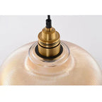 Glass Pendant Light | Adjustable Cable, Warm Light Effect & Ideal for Kitchen and Dining Spaces