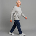Elderly Shoes – Adjustable Velcro Orthopaedic Shoe for Swollen Feet, Breathable Cushioned Insole