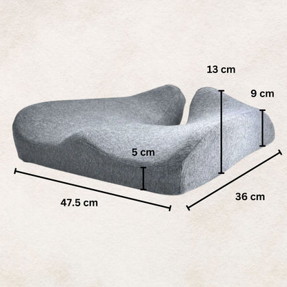 Orthopedic Pressure Relief Pillow | Contoured Design for Back and Neck Support at Home or Travel