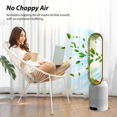 Bladeless Air Purifier Heater and Cooler | Energy-Efficient