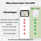 GPS Tracker for Cars | Real-Time Tracking, IP67 Waterproof & No Subscription Required for iOS Users