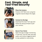 Mini CCTV Camera Outdoor for Home Security | 360° Small Wireless Hidden CCTV Camera With Night Vision & Motion Alerts