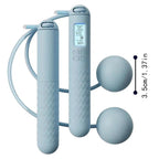 Weighted Cordless Jump Rope with Counter | Ergonomic, Tangle-Free Design for Home Workouts and Cardio Training