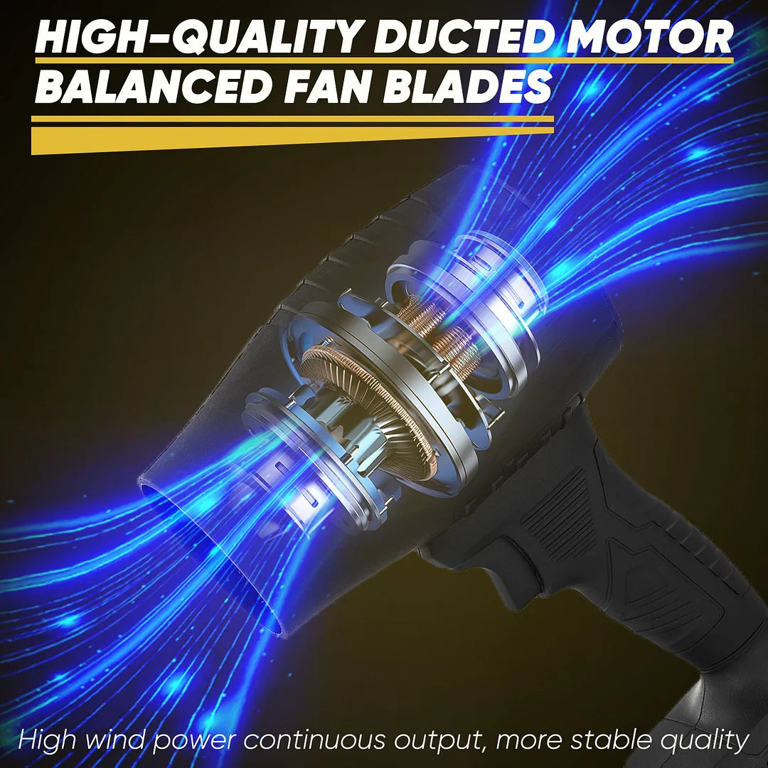 Handheld Leaf Blower - Portable Dust Cleaner & Car Dryer