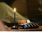 LED Candle Light Table Lamp | Adjustable Brightness. Touch Switch & Battery Operated for Ambient Illumination in Living Room & Bedroom