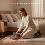 Rechargeable Heated Slippers – Electric USB Heated Shoes & Foot Warmers for Home, Indoor Comfort & Cold Feet Relief