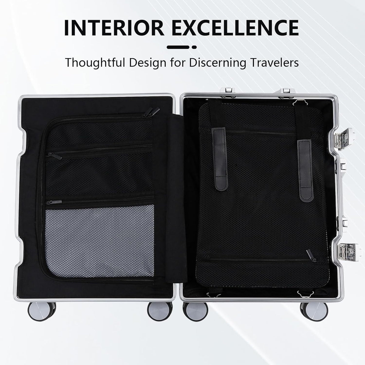 Aluminium-Magnesium Business Case | TSA Lock, Durable & Stylish for Business Travel and Frequent Flyers