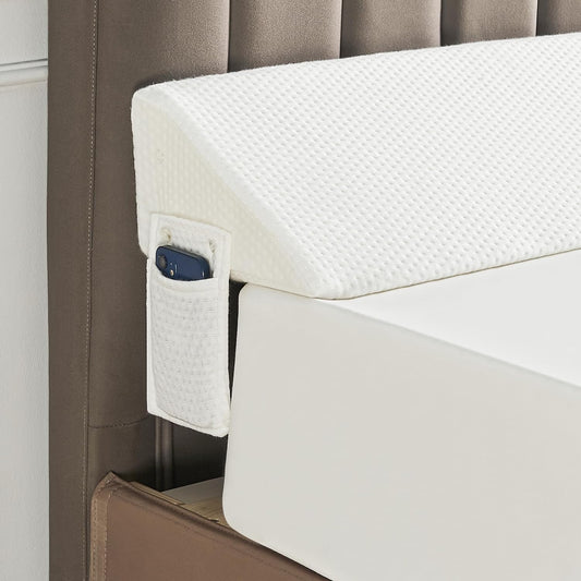 Gap Filler Wedge Pillow | Adjustable Height, Compact Design & Ideal for Twin, Queen, King Beds and Sofas