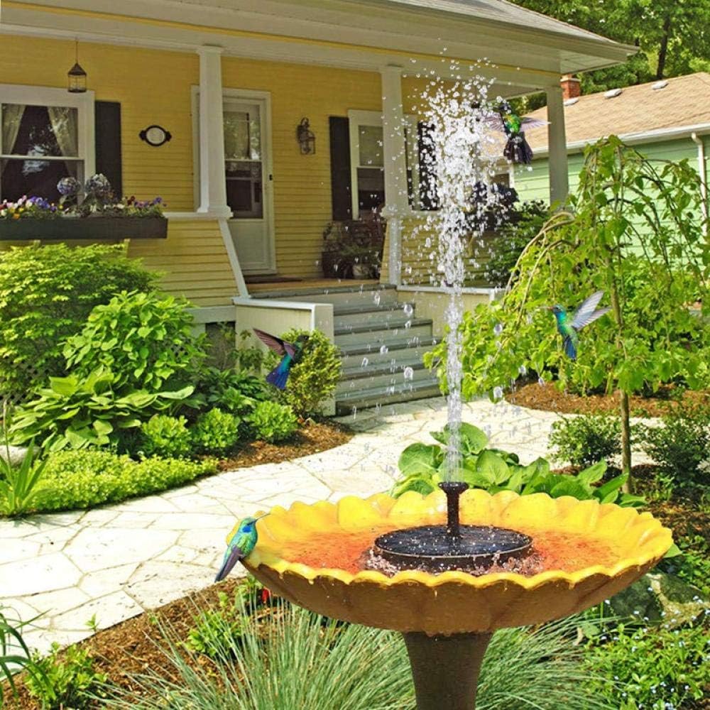 Solar-Powered Water Fountain | Effortless Installation & Multiple Spray Patterns for Garden Ponds and Birdbaths