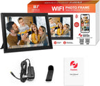 High-Resolution Digital Photo Frame Top-Rated Electric Picture Frame with Video Playback and Camera Features