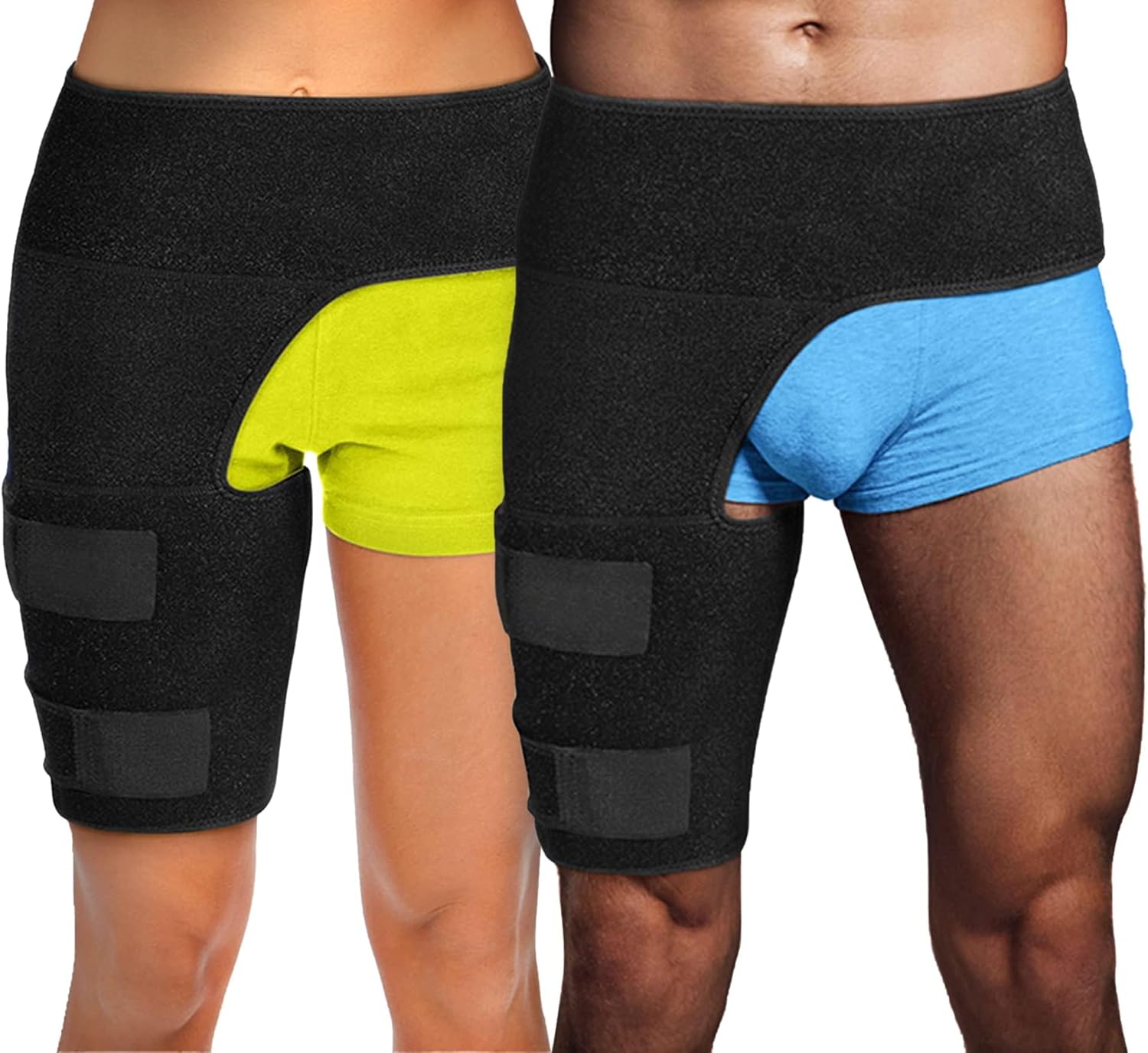 Sciatica Nerve Pain Relief Brace | Hip Brace & Thigh Compression Sleeve | Groin & Hamstring Support Wrap | Adjustable