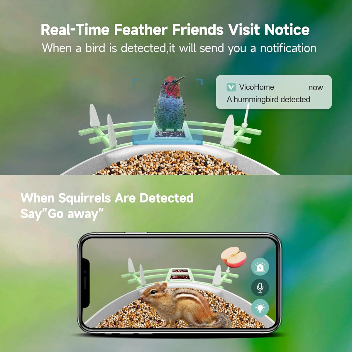 Bird Watching Machine BirdyCam™ | Smart Bird Feeder Camera with AI Recognition & Night Visio ...