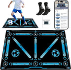 Football Pro Training Mat | Anti-Slip, 2x2m Size & Video Program for Skill Enhancement and Home Training