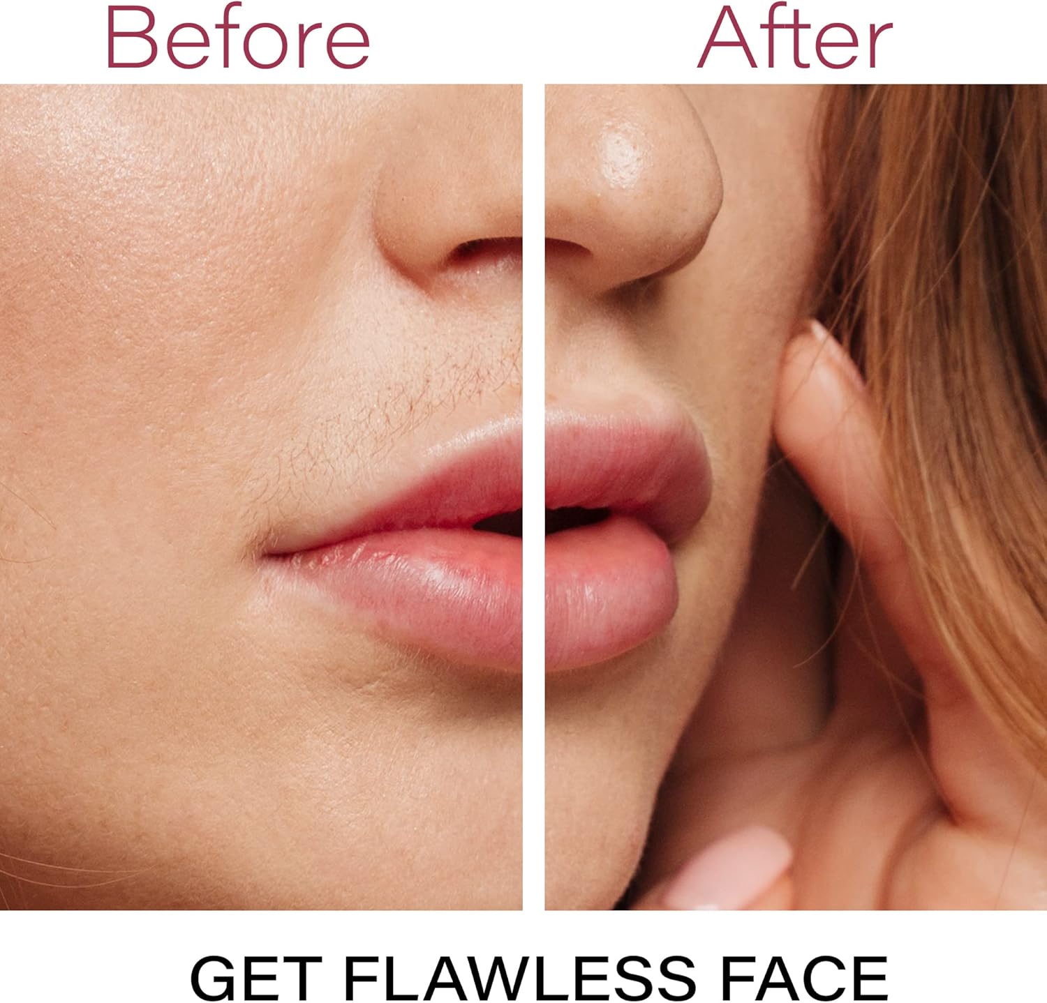 Facial Hair Remover | Painless, Compact & Ideal for Daily Use and Quick Touch-Ups