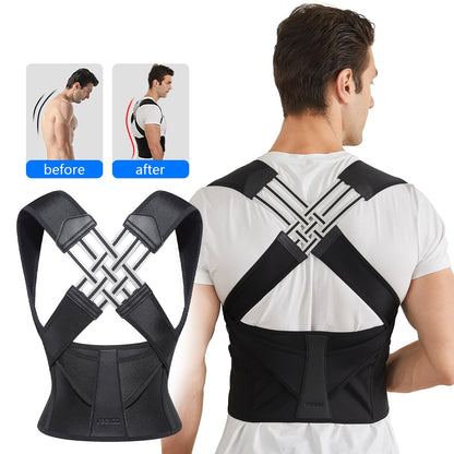 Back Posture Corrector | Adjustable, Breathable Design for Men & Women to Improve Posture and Reduce Back Pain