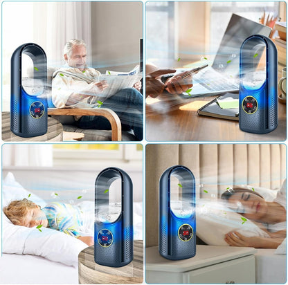 Bladeless Portable Air Conditioner | Ultra-Quiet, Ergonomic Design & Ideal for Home and Office Use