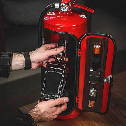 Handcrafted Fire Extinguisher Mini Bar | Unique Industrial Design & Perfect for Home Bars or Quirky Gifts