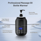Oil Warmer for Massage – Professional Portable Electric Heater with Digital Control