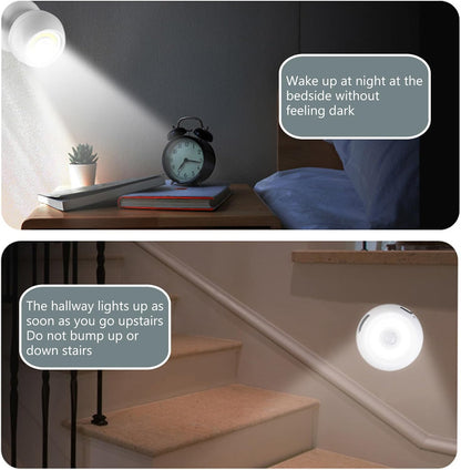 Motion-Sensing Glow Light | Ultra Bright 120 Lumens, USB-Chargeable & Easy Stick-On for Indoor & Outdoor Safety