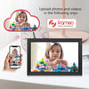 Image of High-Resolution Digital Photo Frame Top-Rated Electric Picture Frame with Video Playback and Camera Features