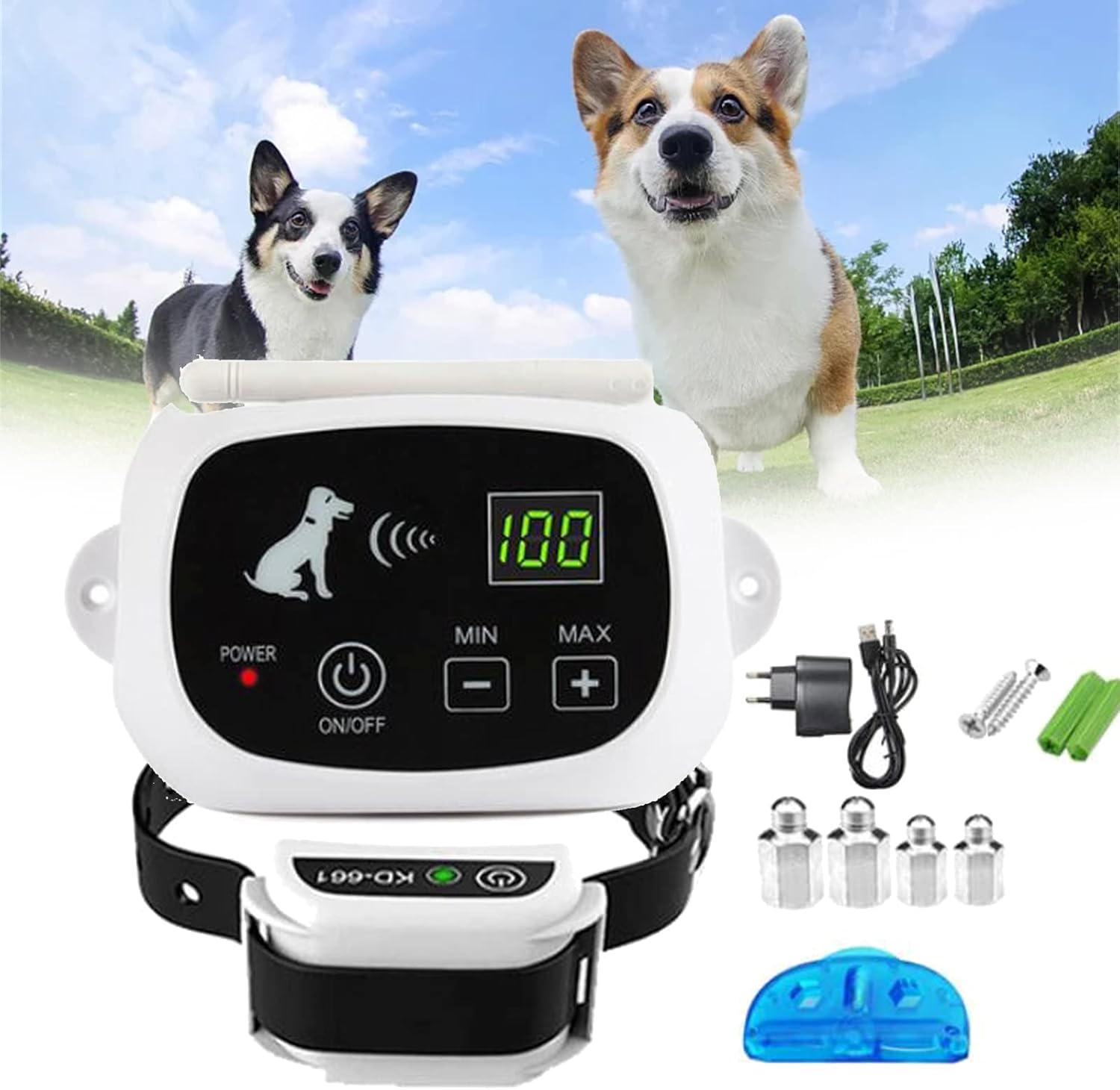 Wireless Dog Fence Collar System | Waterproof, Rechargeable & Ideal for Home Training and Outdoor Adventures
