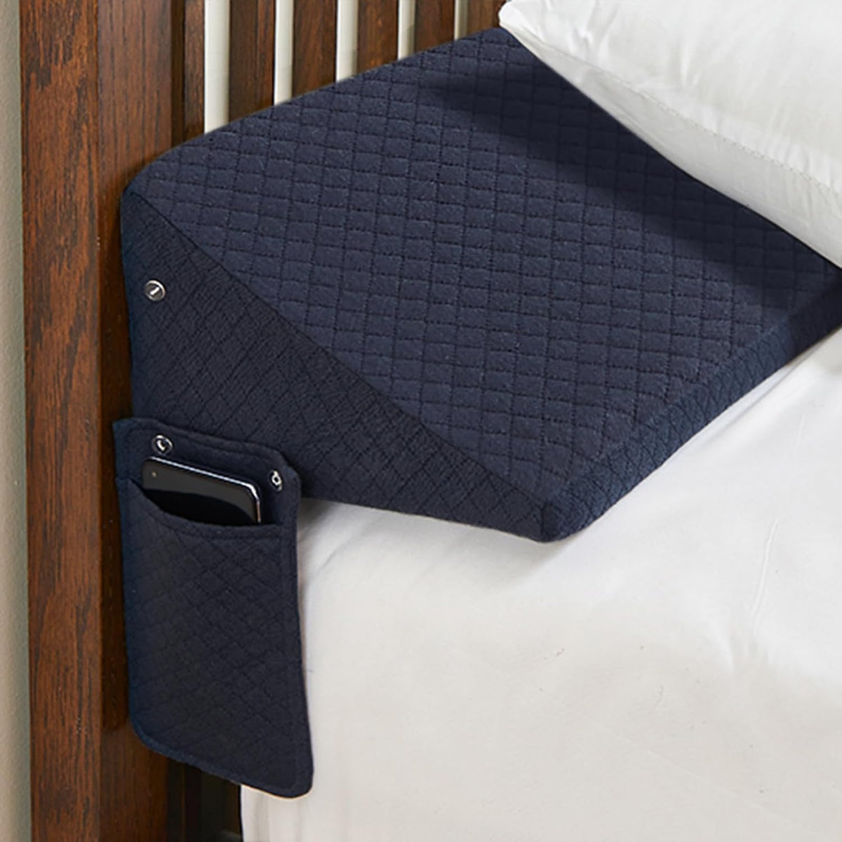 Gap Filler Wedge Pillow | Adjustable Height, Compact Design & Ideal for Twin, Queen, King Beds and Sofas