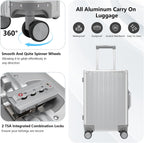 Aluminium-Magnesium Business Case | TSA Lock, Durable & Stylish for Business Travel and Frequent Flyers