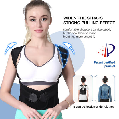 Back Posture Corrector | Adjustable, Breathable Design for Men & Women to Improve Posture and Reduce Back Pain