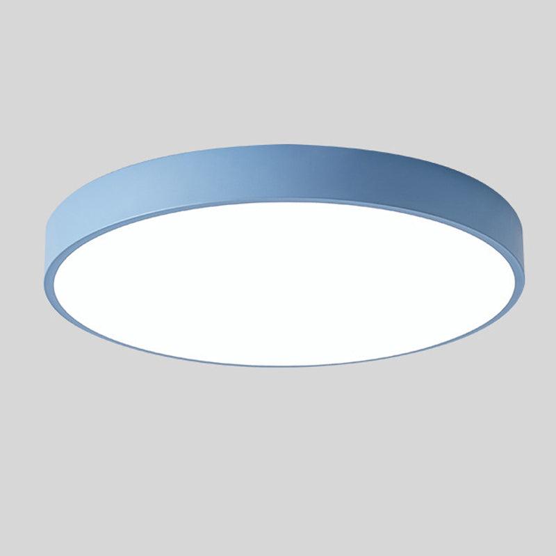 Scandinavian Circular LED Ceiling Light | Soft Illumination, Minimalist Design & Ideal for Bedrooms and Work Areas