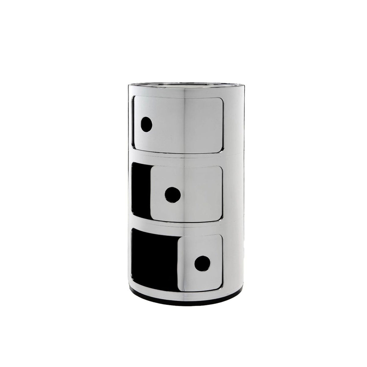 Metal Modular Storage Unit | Stackable. Durable Design with Sliding Doors for Home & Office Organization