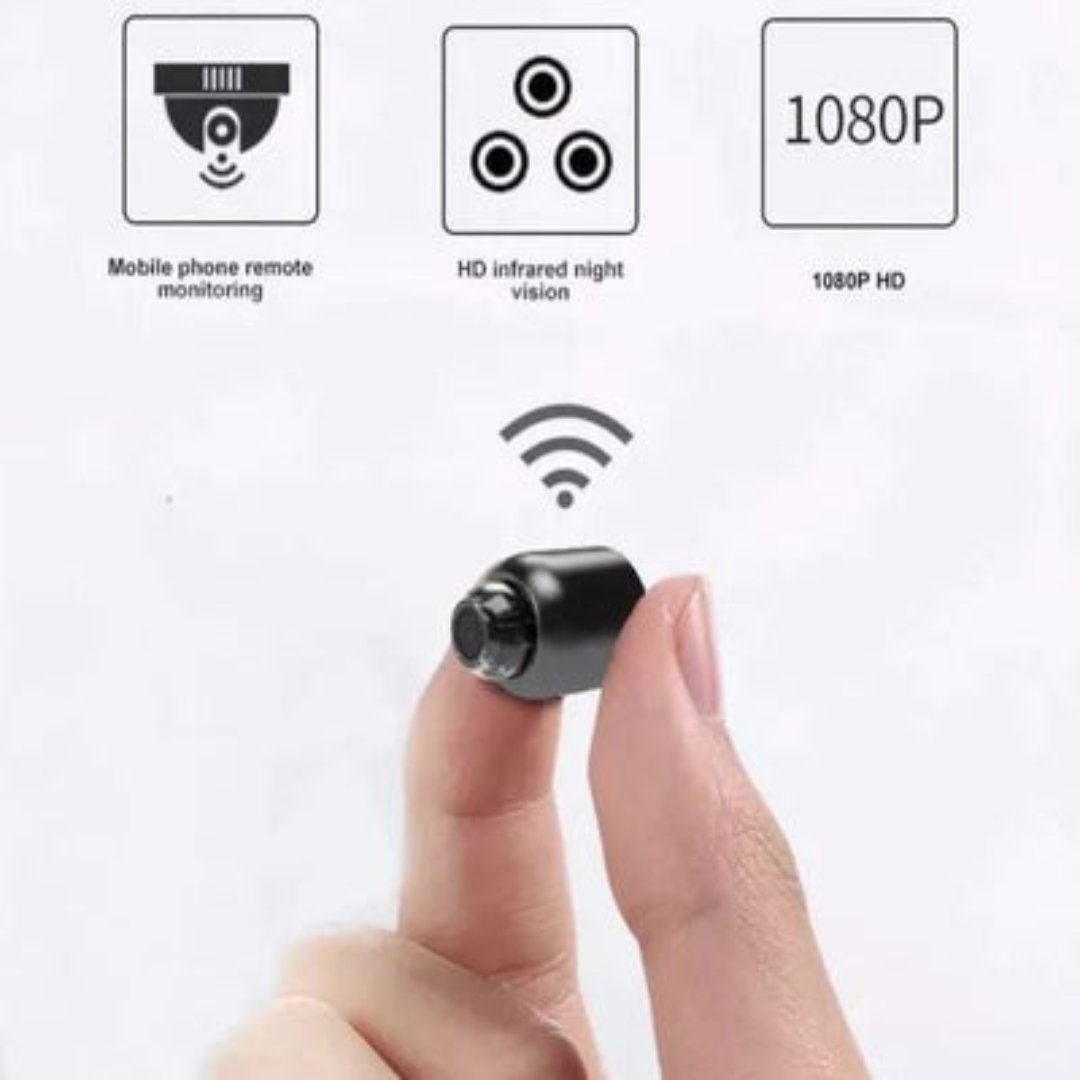 Mini Wireless Hidden Camera and Audio - Tiny Surveillance Mini Spy Cameras Wireless Nanny Monitoring
