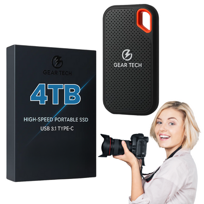 External Hard Drive for Photos – Portable SSD Storage for Photos & Videos from PC, Phone & iPhone (1TB–8TB)