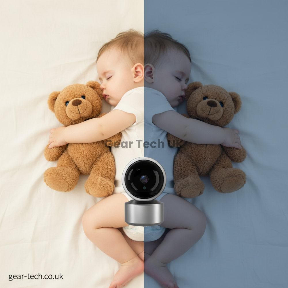 Nanny Cam With Audio | Wireless Baby Monitor Nanny Camera With 2-Way Talk, Night Vision & Alerts