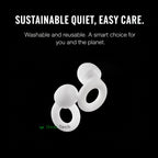 AuraCalm™ Harmony | Reusable Noise Cancelling Earplugs for Sleeping, Focus and Noise Sensitivity