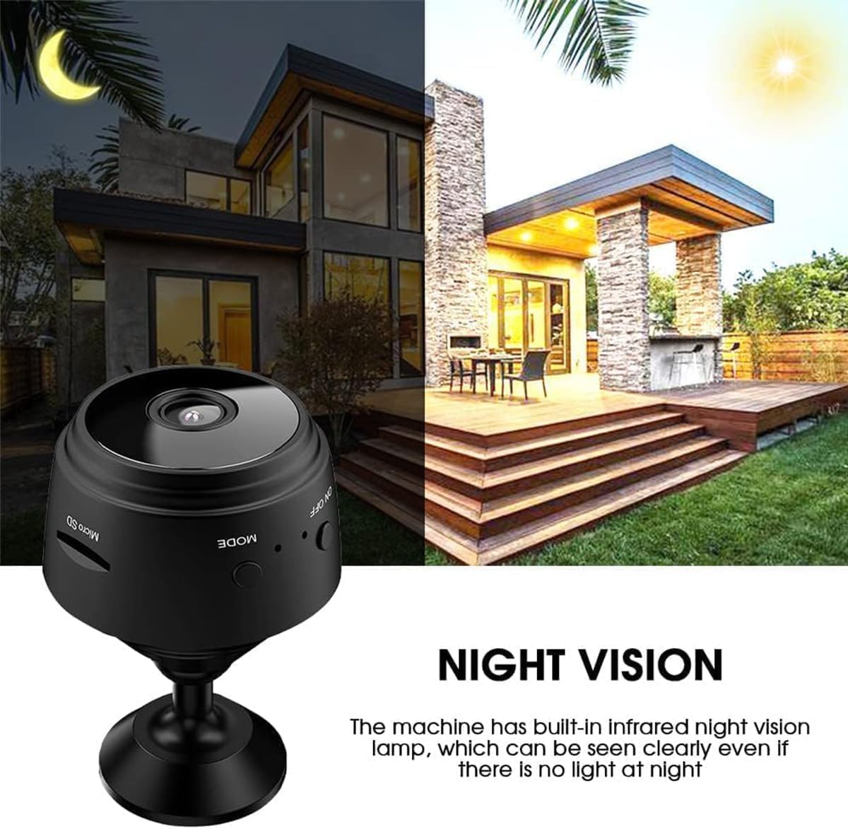 Eyecam Mini Spy Camera – Compact Wi-Fi Home Security Camera for Indoor Surveillance