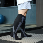 Men's Compression Socks 20-30mmHg | Knee High Graduated Support | For Work, Sports & Daily Circulation