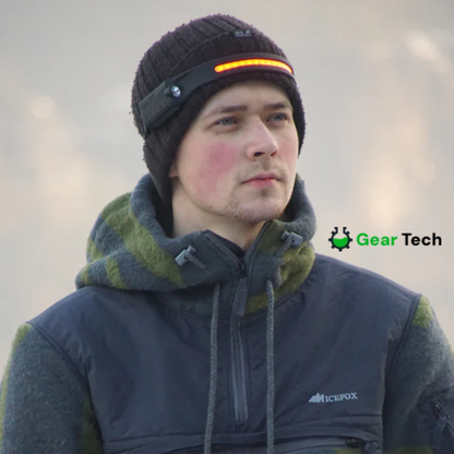 Head Torch Led | 180° Wide-Angle, Waterproof & Hands-Free for Hiking, Running, Camping & DIY Activities