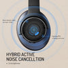 Image of OneOdio A-Series Active Noise Cancelling Wireless Headphones – Over-Ear Comfort | Bluetooth 5.0 - Built-in Microphone, Type C Charging & Carry Case