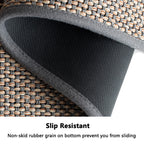 Indoor Entrance Door Mats: Non-Slip , Washable, Natural Coir for Kitchen, Patio, & Doorway - All Sizes