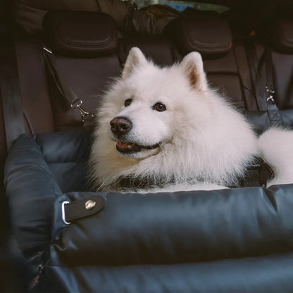 Large Deluxe Car Dog Bed | Back Seat Extender & Car Seat Protection