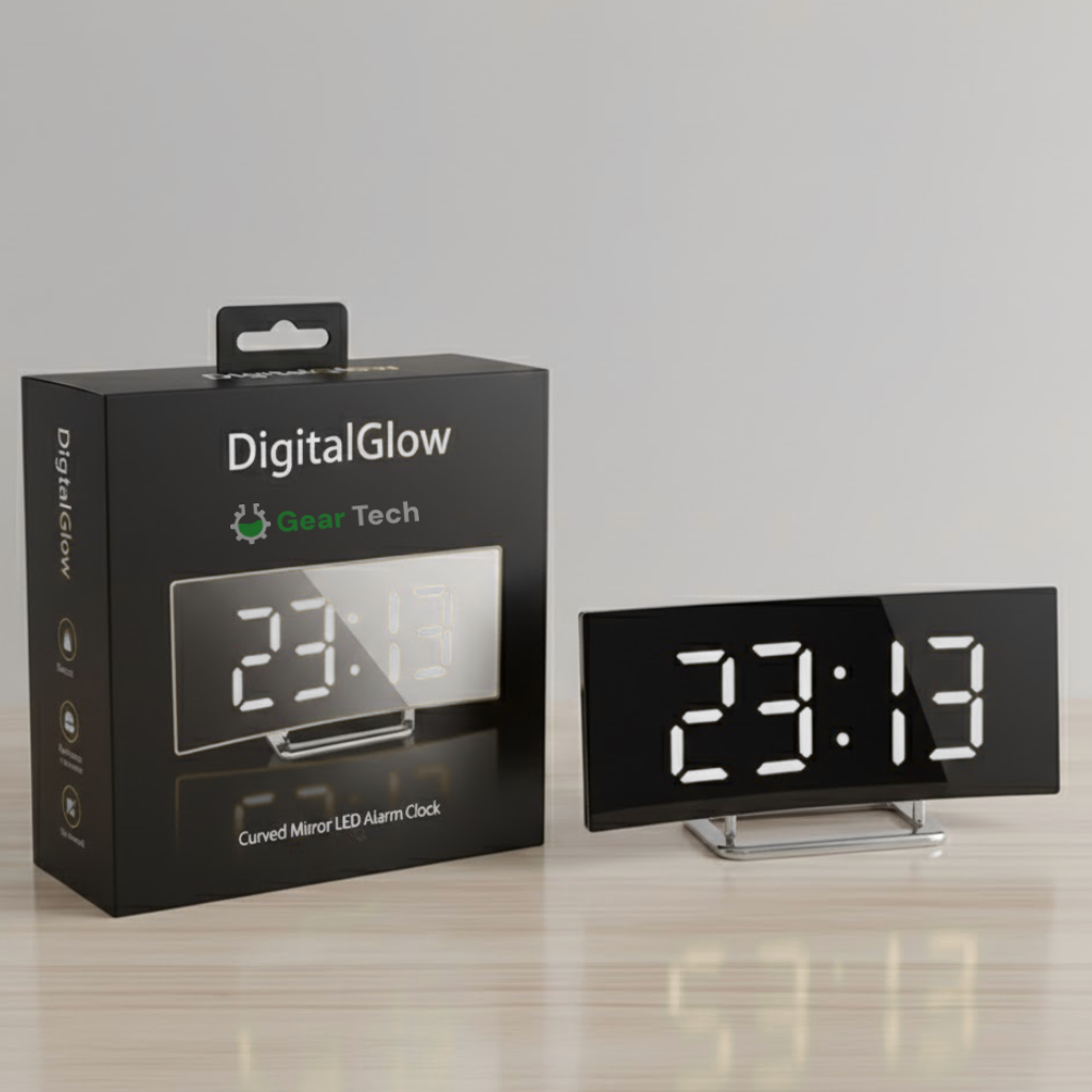 Digital Desk Clock - Minimalist Design for Modern Interiors