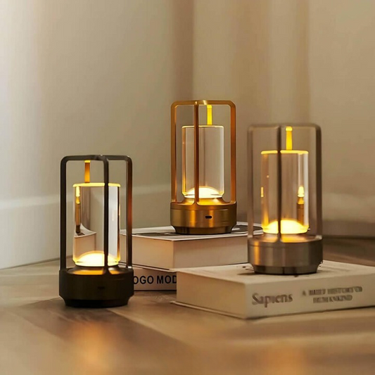 Wireless Waterproof Table Lamp | Touch-Sensitive, Adjustable Brightness & Ideal for Home Decor