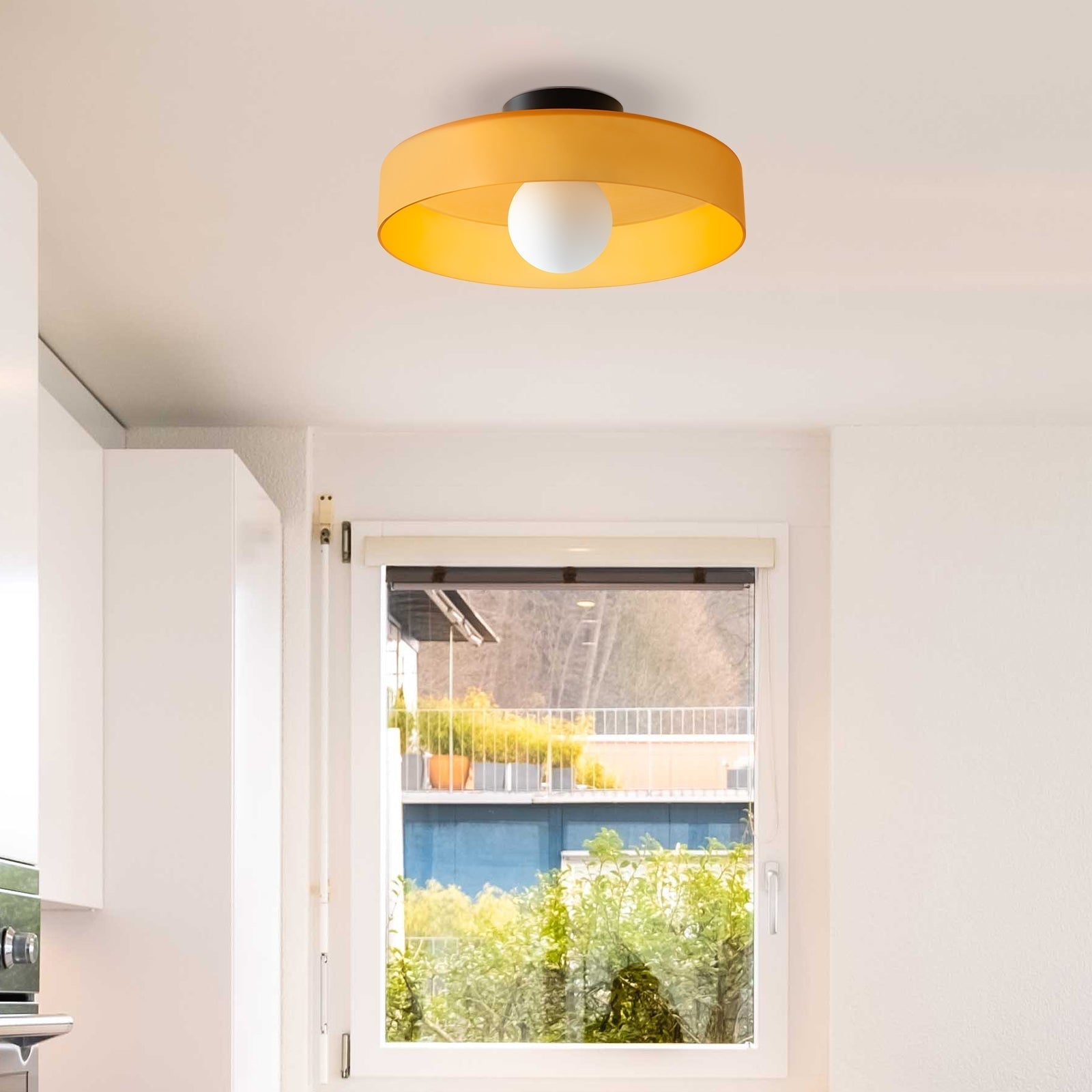 LED Round Flush Mount Ceiling Light Fixture - Modern Energy-Efficient Lighting for Contemporary Home Décor & Low Ceilings