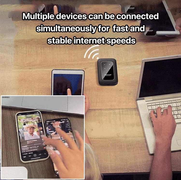Mobile Wireless Internet – Portable 5G WiFi Router with SIM Slot & High-Speed Hotspot